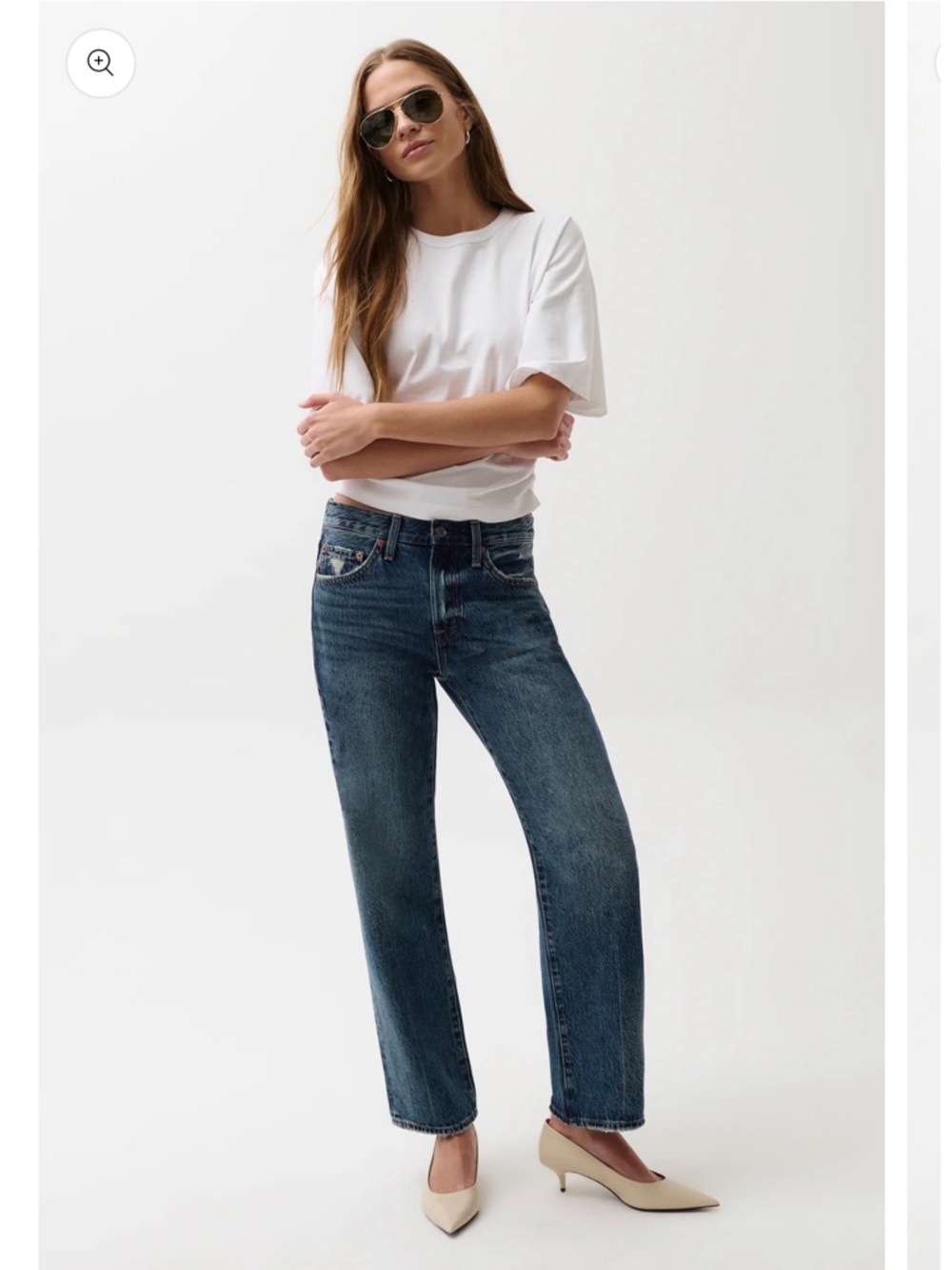 pistola Dark Blue Straight-Leg Jeans